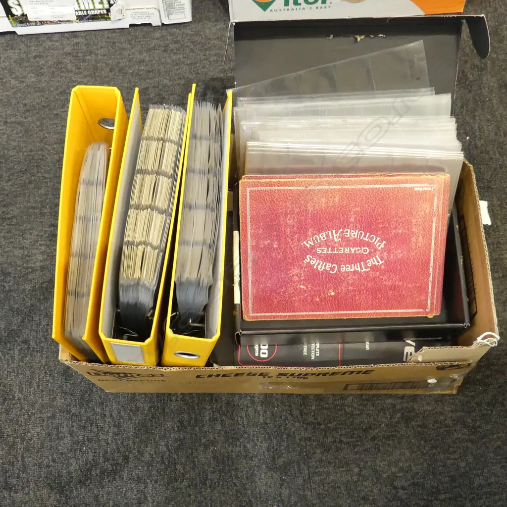 ASST. CIGARETTE CARDS IN ALBUMS Image 1++