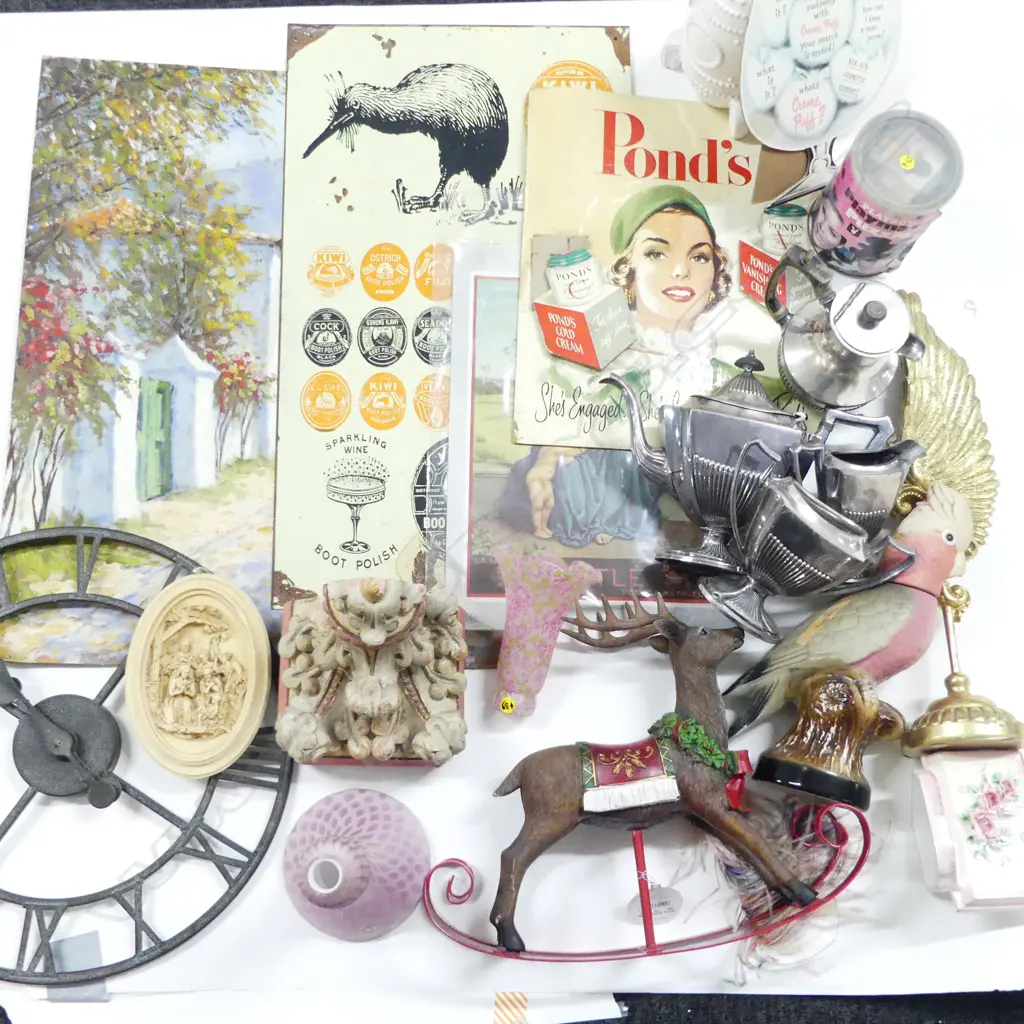 ART, CLOCK, VASES ETC Image 1++