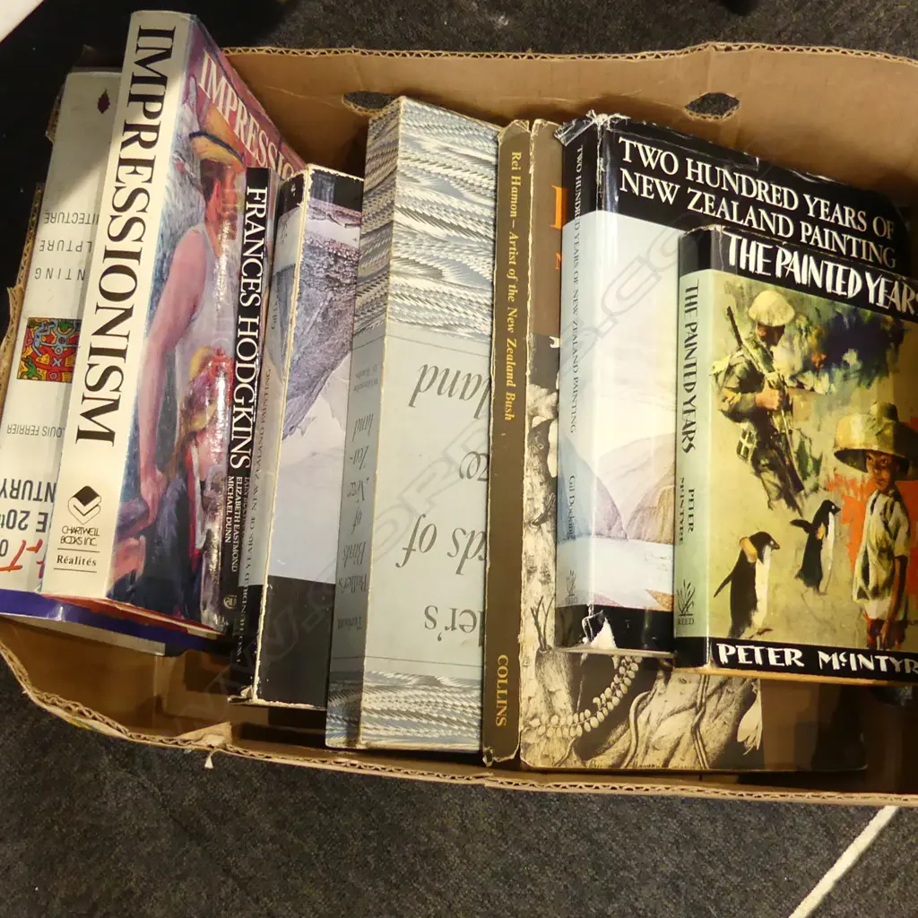 ASST. ART BOOKS INCL. BULLERS BIRDS OF NZ, REI HAMON ETC Image 1++