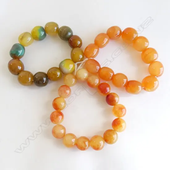 3 BEAD BRACELETS