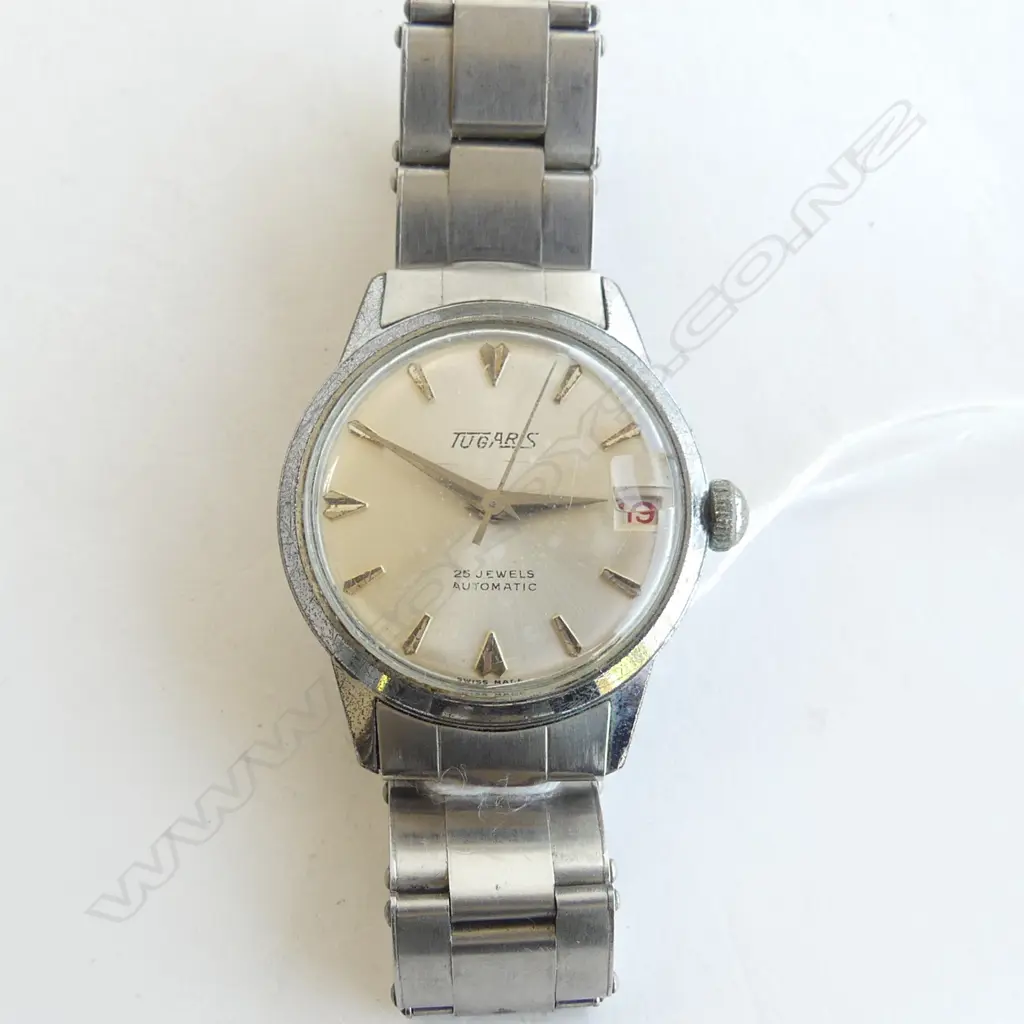 GENTS VINTAGE TUGARIS WRIST WATCH, SWISS AUTOMATIC Image 1++