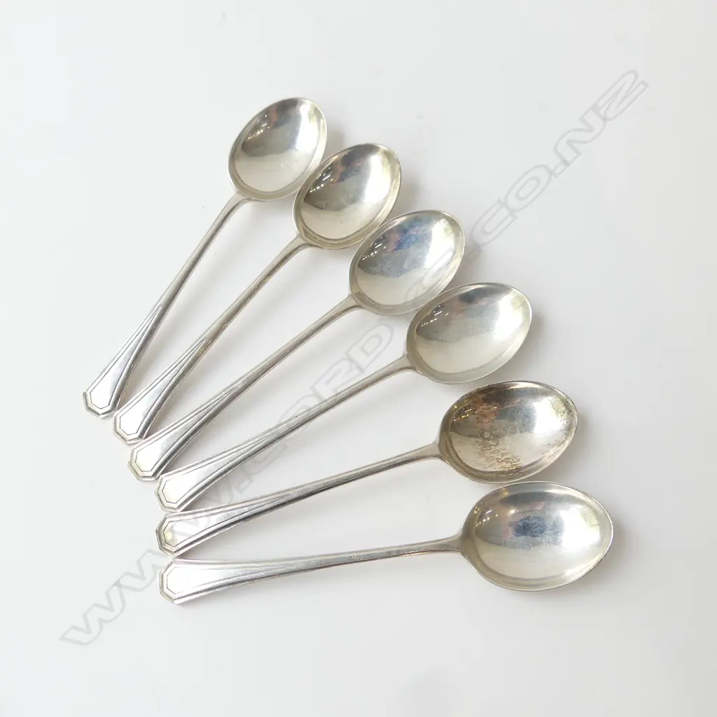 SET OF 6 S/SILVER COFFEE SPOONS 74gms Image 1++