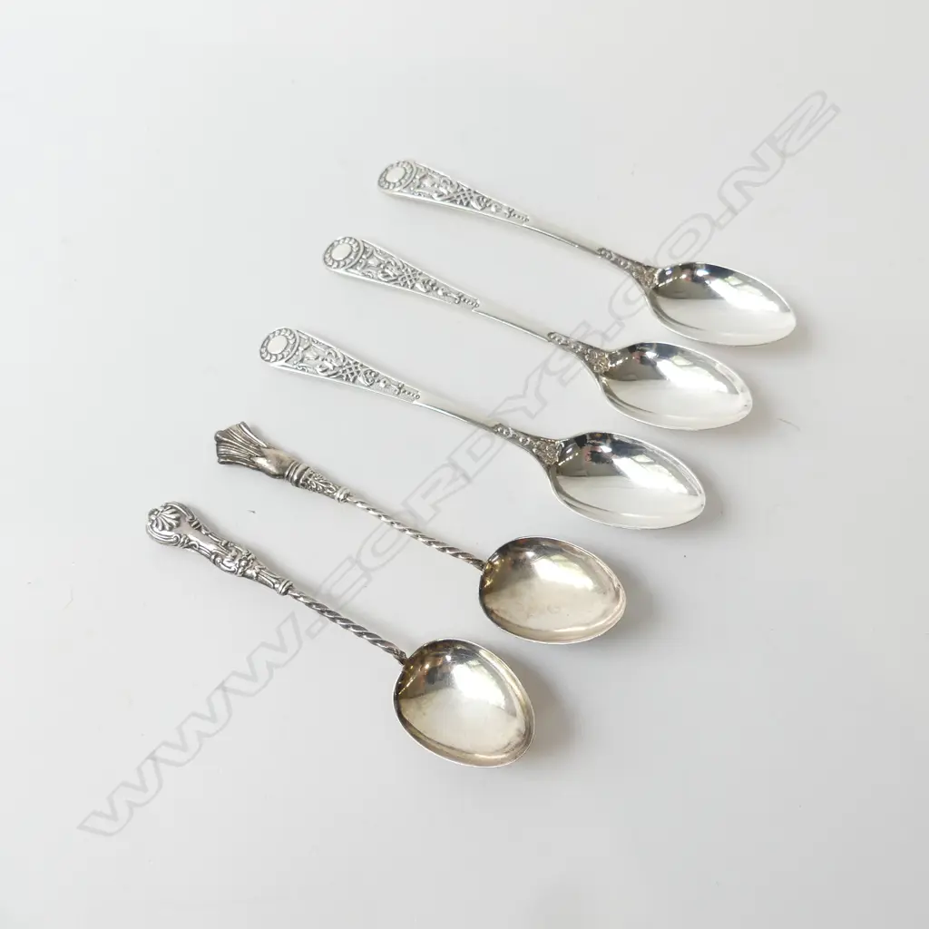 3 & 2 S/SILVER COFFEE SPOONS 51gms Image 1++