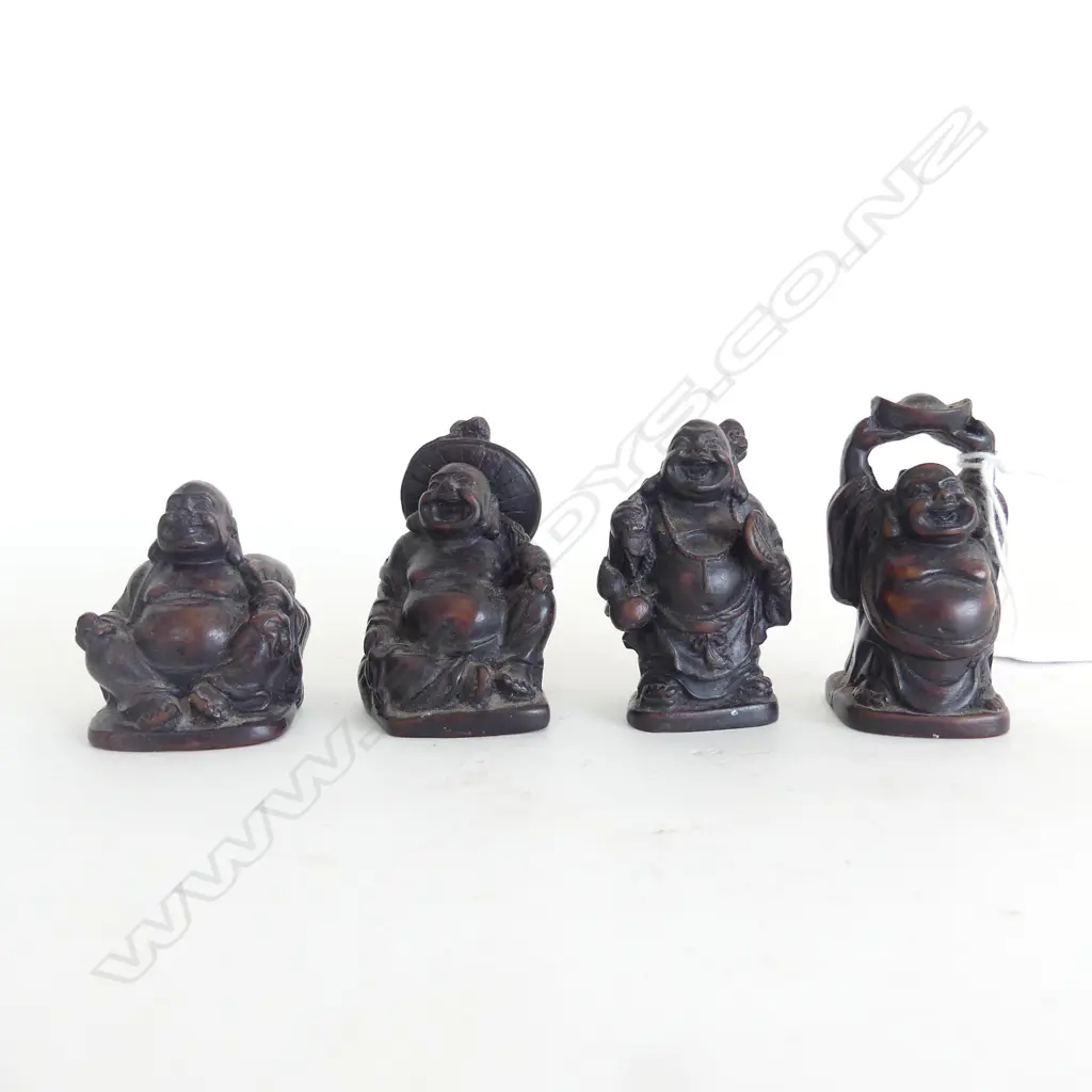 4 SML ORIENTAL RESIN BUDDHA H.50mm Image 1++