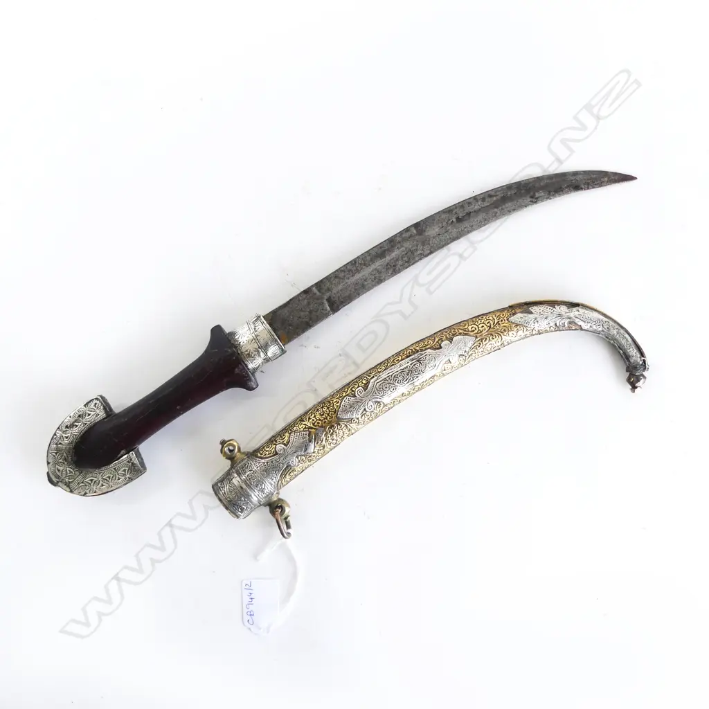 ARABIC / MIDDLE EASTERN JAMBIYA DAGGER & SCABBARD L.450mm Image 1++