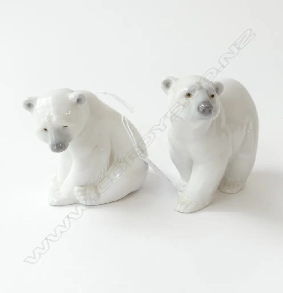 2 LLADRO POLAR BEARS H.100mm Image 1++