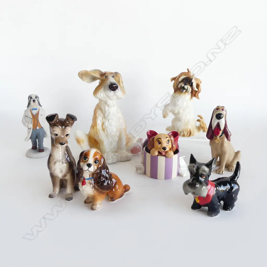8 ASST. DOG FIGURINES H.195mm Image 1++