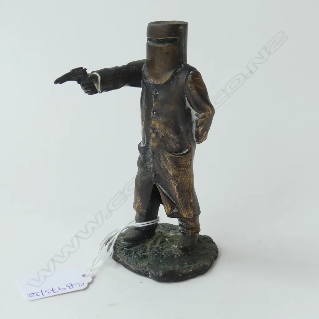 ANNA and GRAEME HOLAN, BRONZE NED KELLY, 216/1000 1985 H.125mm Image 1++
