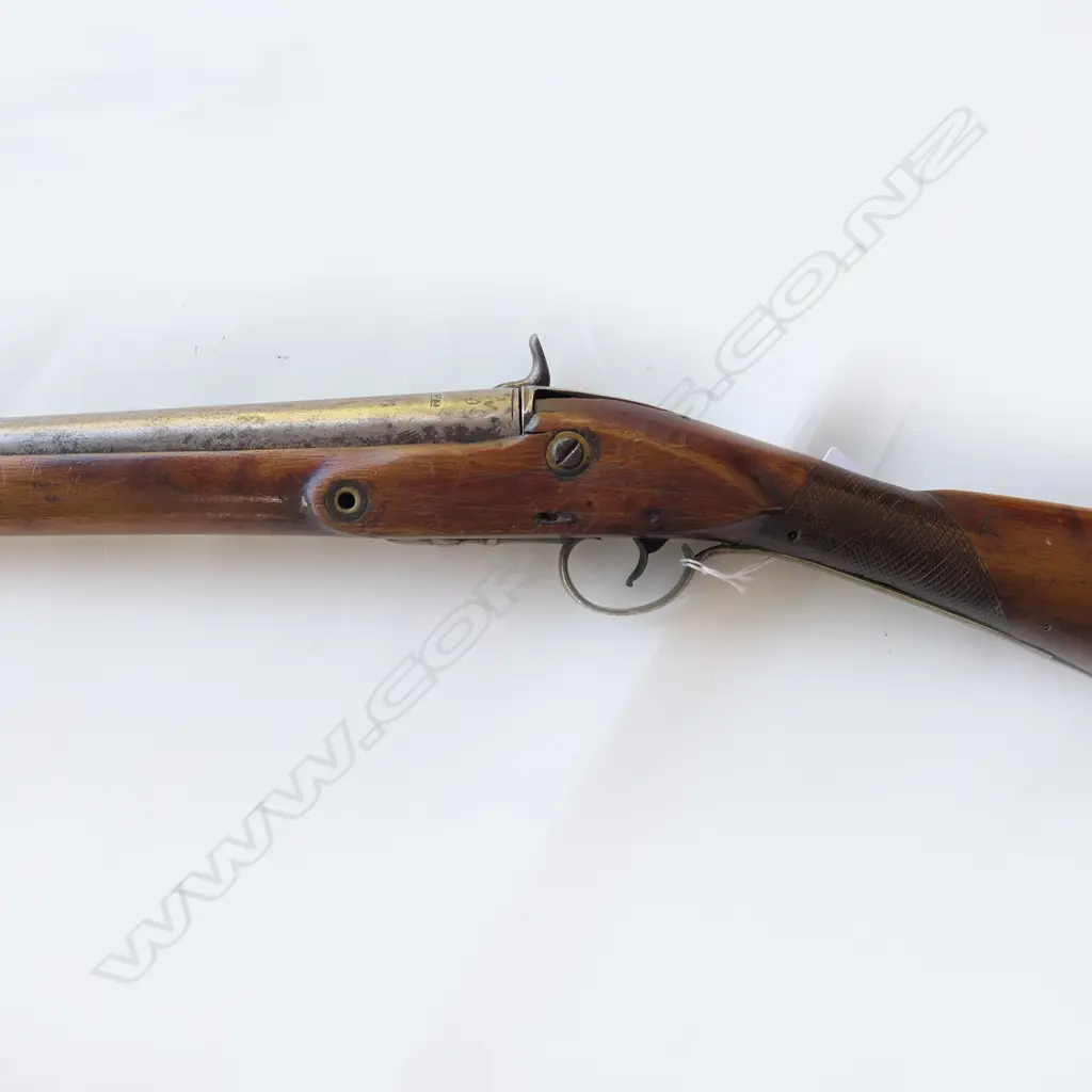 Muzzle loading percussion shotgun.Approx 14g. 31" barrel, Image 1++