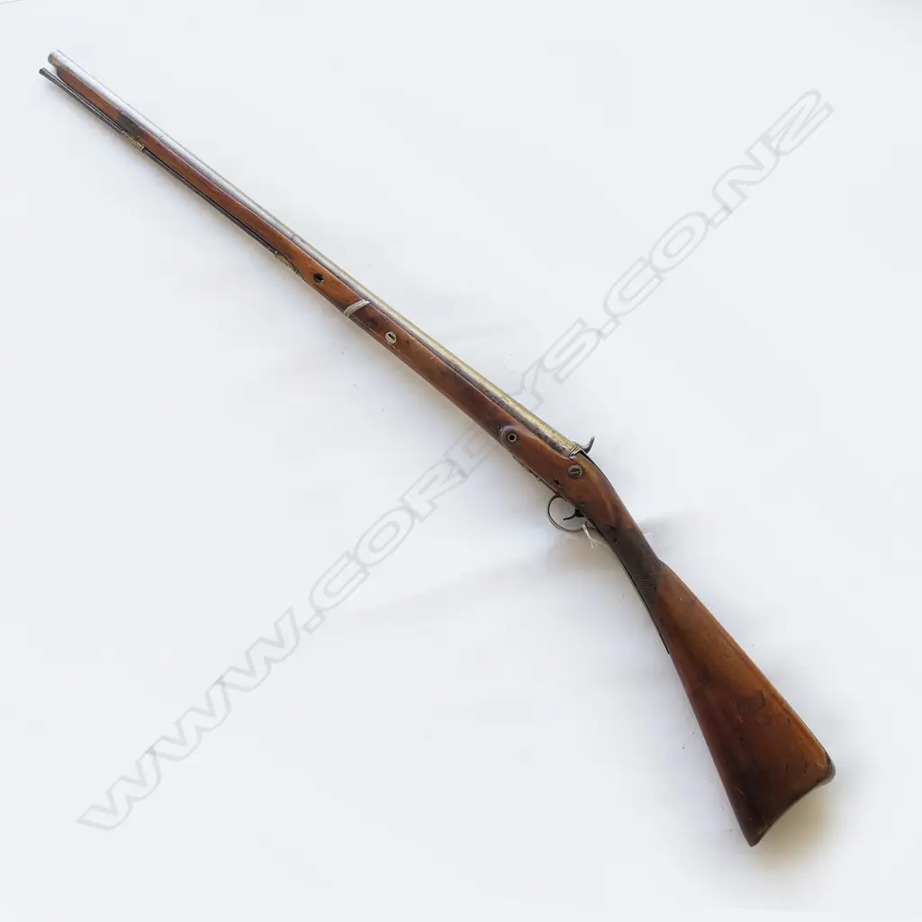 Muzzle loading percussion shotgun.Approx 14g. 31" barrel, Image 1++