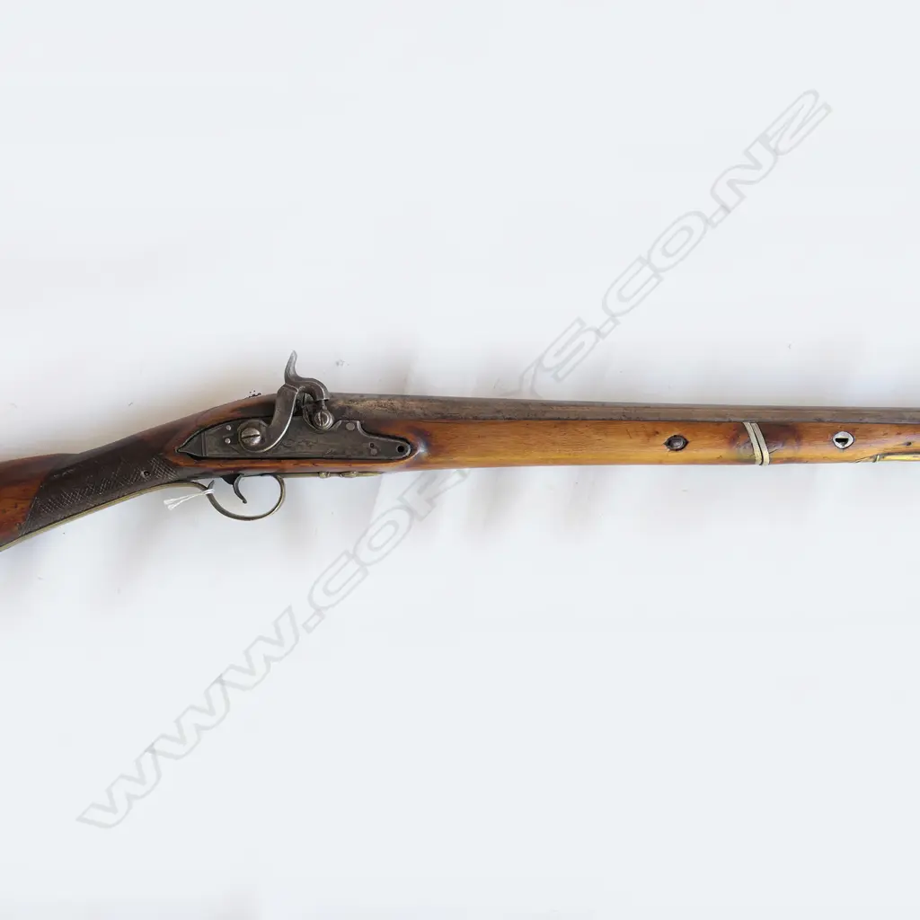 Muzzle loading percussion shotgun.Approx 14g. 31" barrel, Image 1++