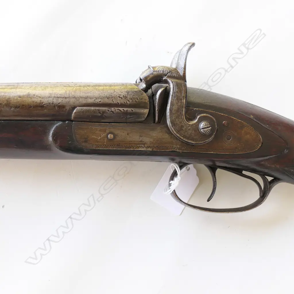 12g double barrel muzzle loading shotgun by Blackett & Son, Image 1++