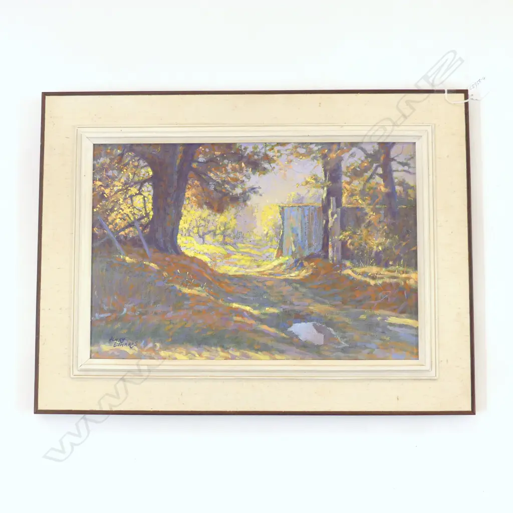 HENRY EDWARDS (1913-1987) OIL 'GREENHITHE ORCHARD' signed. Labelled & entitled verso. 288 x 430mm Image 1++