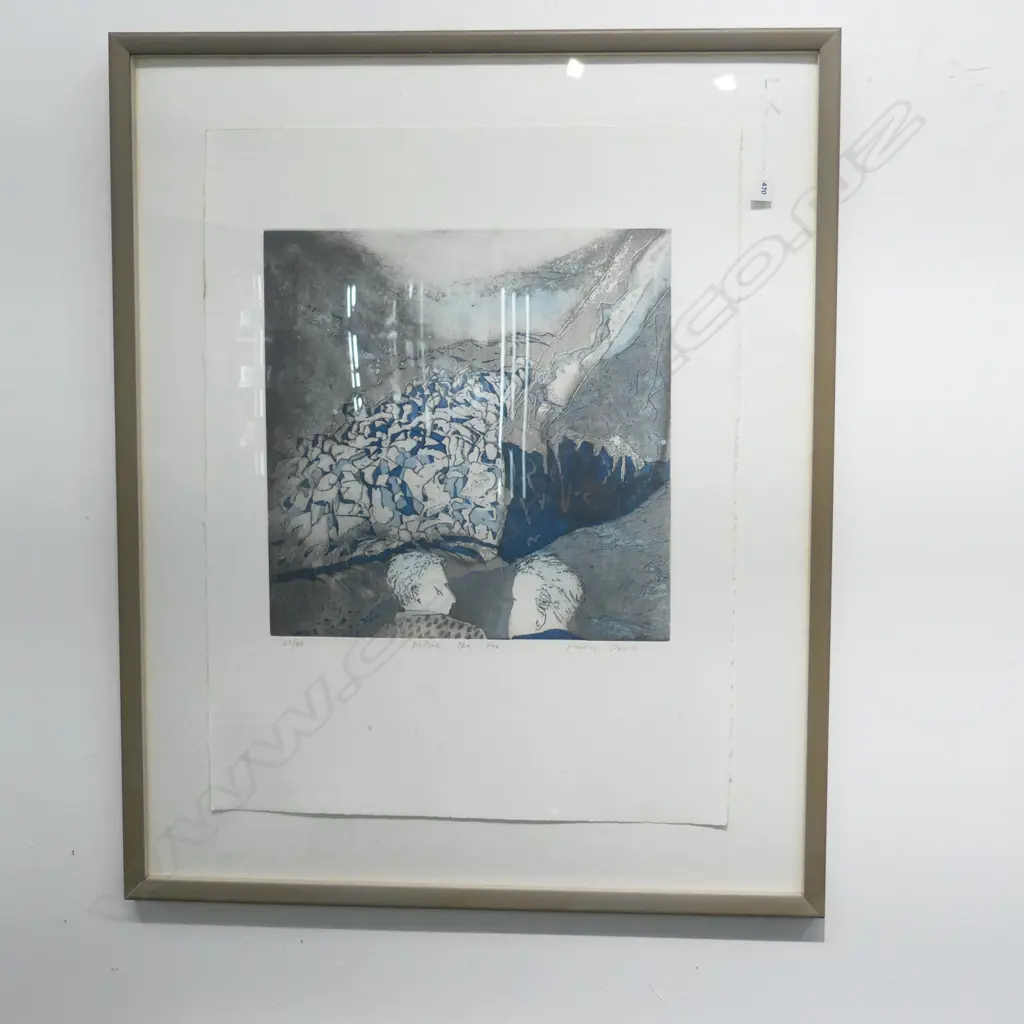PERRY DAVIES 'BEFORE THE FOX' ETCHING 22/45 450x450mm (975x800mm overall) Image 1++