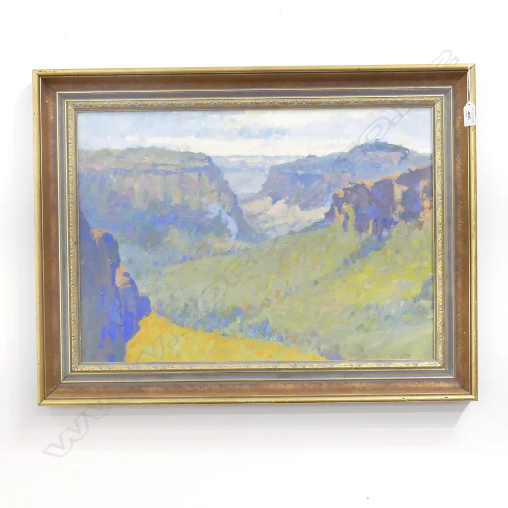 DANIEL PATA (AUST. b.1952) 'THE GROSE VALLEY' OIL ON BOARD 390x545mm Image 1++