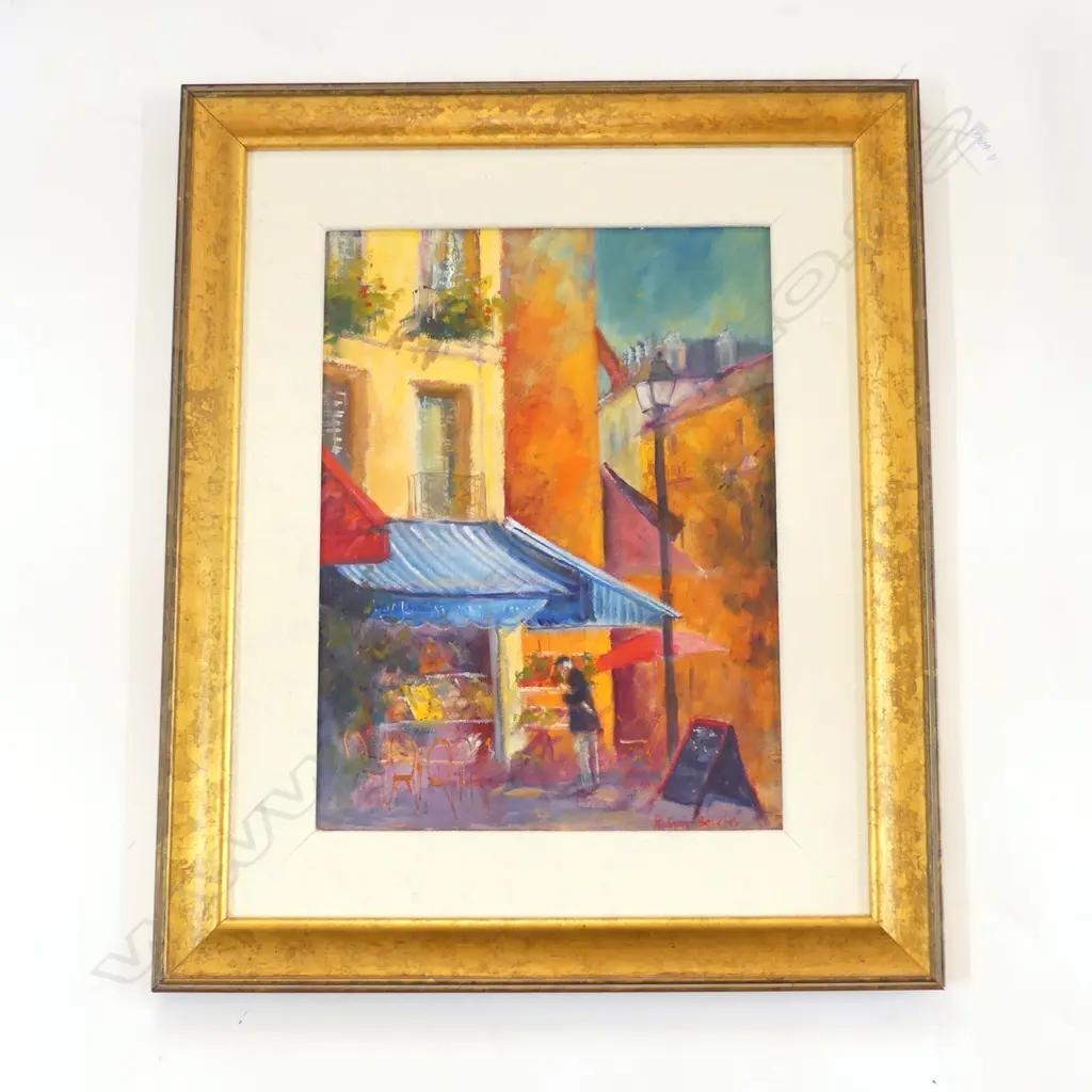 ROBYN BARCLAY 'PARISIAN STREET', OIL, 450 x 355mm  Image 1++