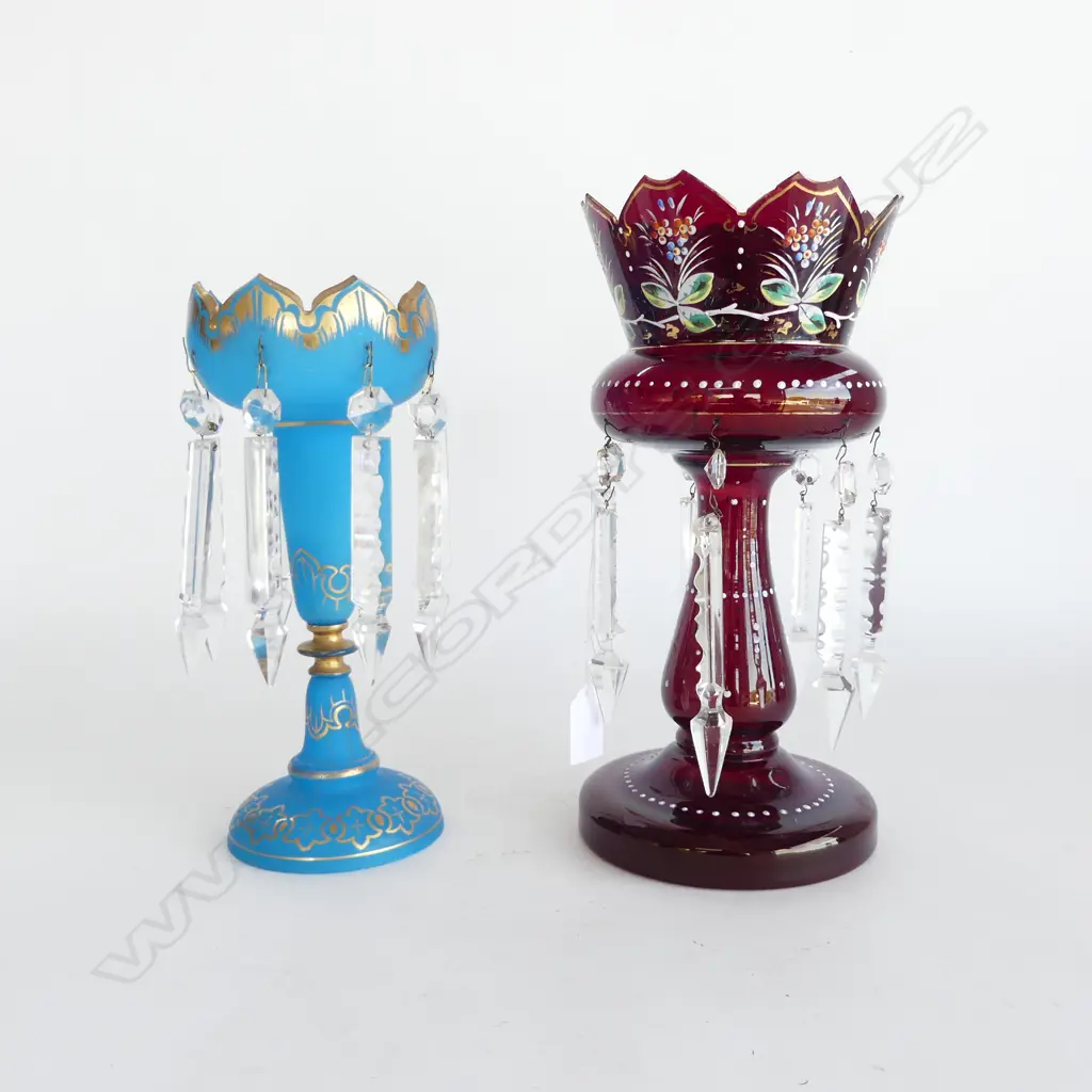 2 ANTIQUE LUSTRES H.300mm Image 1++