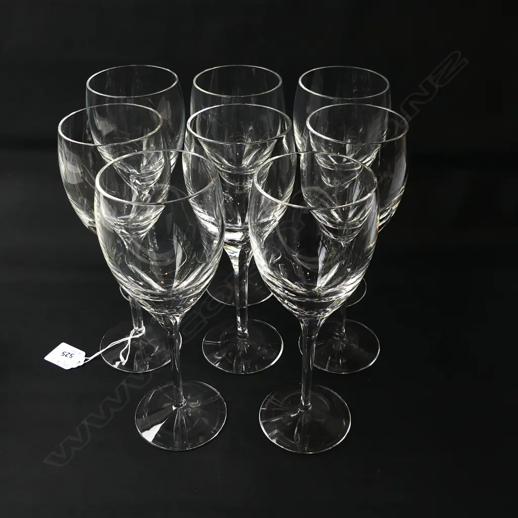 8 WATERFORD CRYSTAL RED WINE GLASSES H.220mm Image 1++