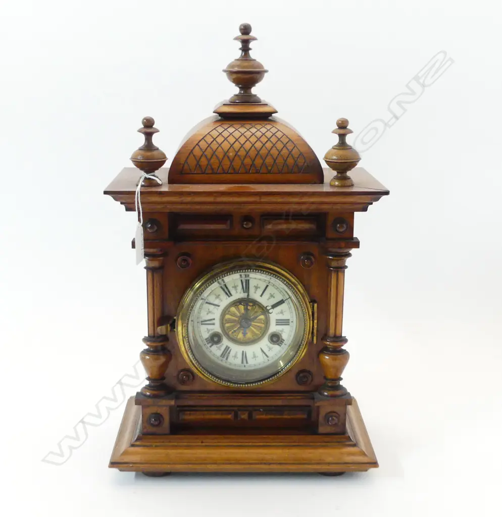 JUNGHANS WOODEN CLOCK H.420mm Image 1++