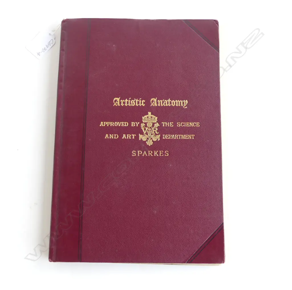 1888 FIRST EDITION OF 'ARTISTIC ANATOMY', Image 1++