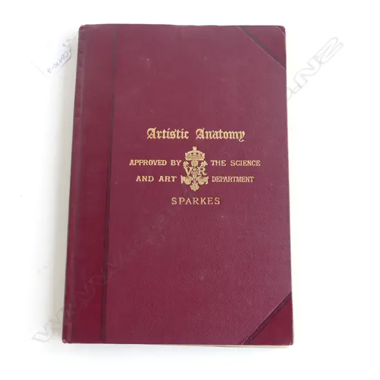 1888 FIRST EDITION OF 'ARTISTIC ANATOMY',
