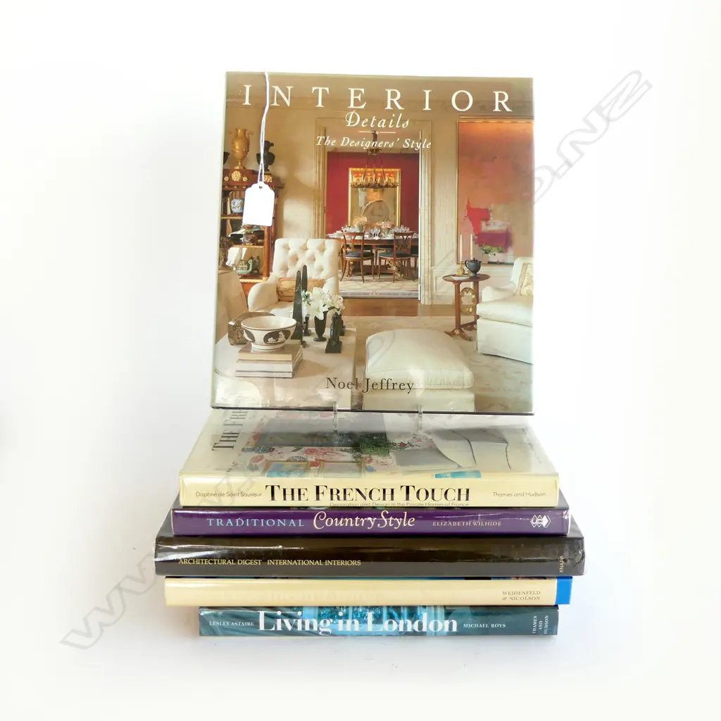 6 BOOKS; INTERIOR DESIGN INTEREST Image 1++