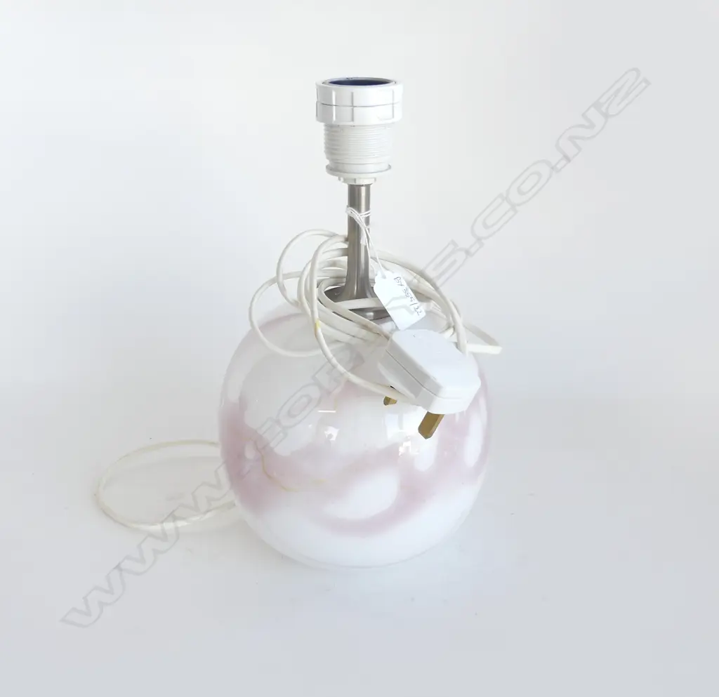 HOLMEGAARD 'SAKURA' ART GLASS LAMP BASE H.290mm Image 1++