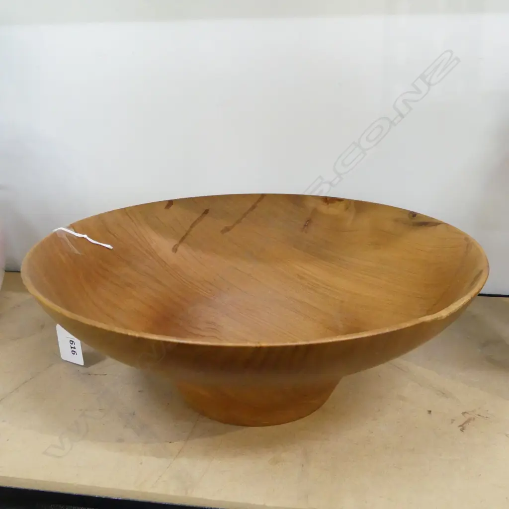 TURNED MACROCARPA BOWL 290mm dia Image 1++