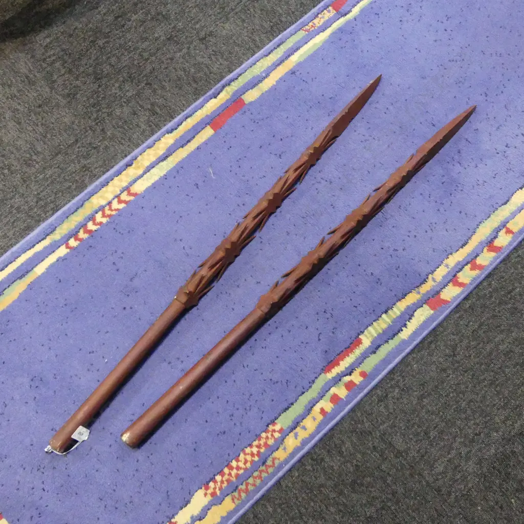 PR POLYNESIAN CEREMONIAL SPEARS, L.950mm Image 1++