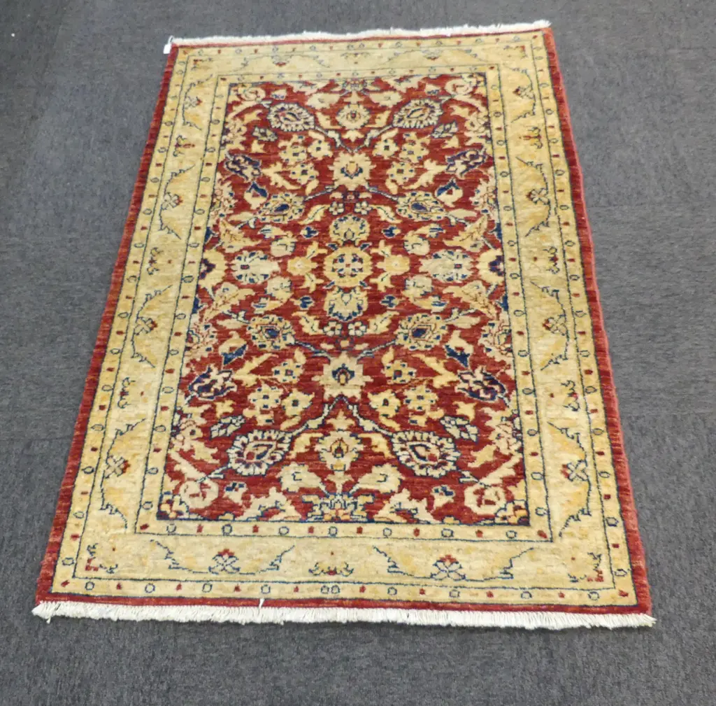 HAND KNOTTED WOOL PILE RUG 1430x950mm Image 1++