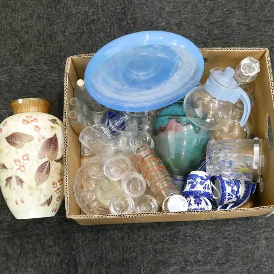 ASST. GLASSWARE ETC