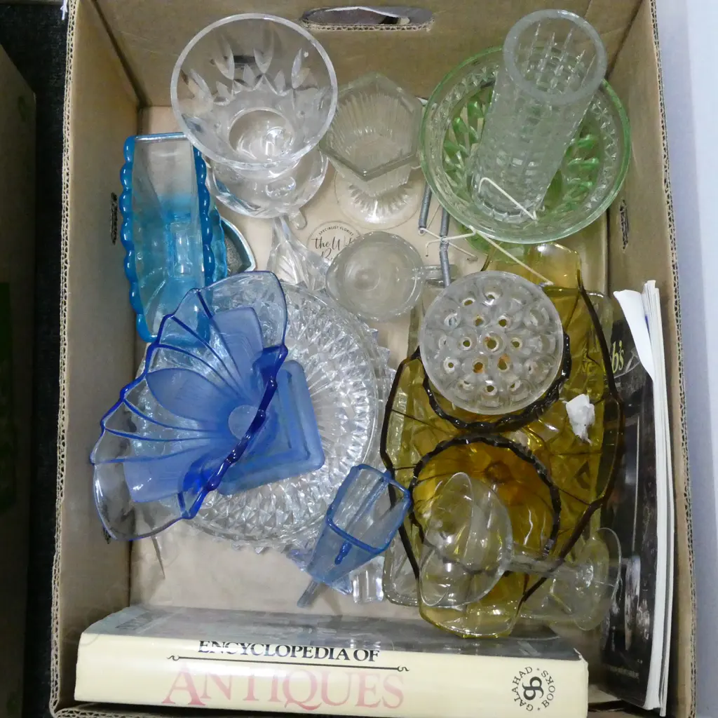 ASST. PRESSED GLASS; DECO,  ETC Image 1++
