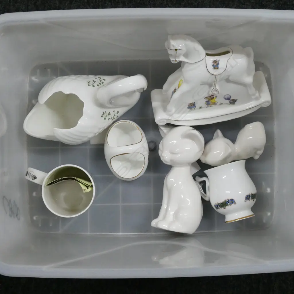 7 PCES WHITE CHINA INCL. 4 TARA IRELAND Image 1++
