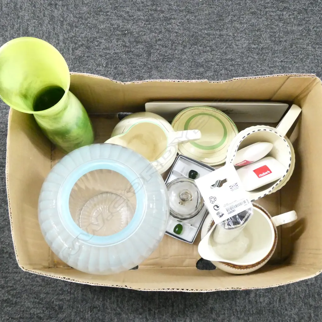 ASST. ITEMS, VASES, DECO JUGS ETC Image 1++