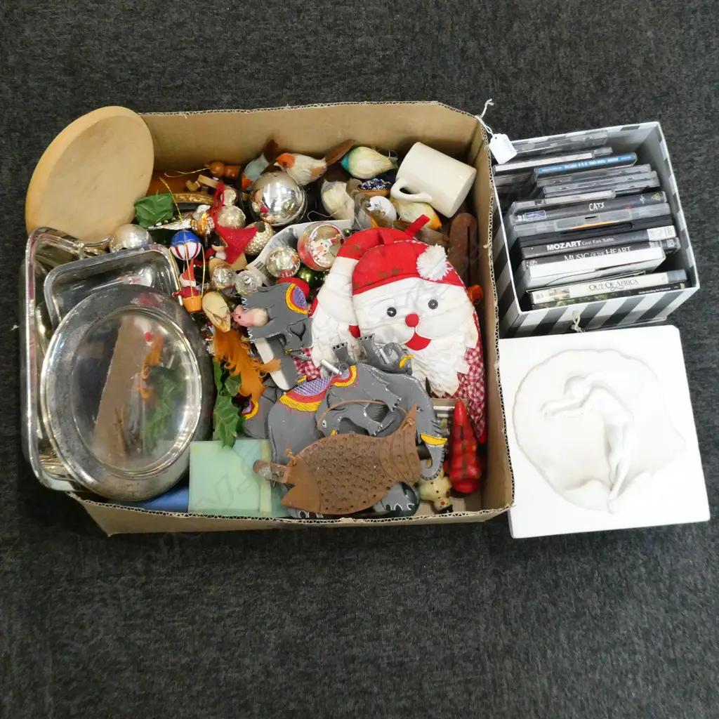 XMAS DECORATIONS, DVDS ETC Image 1++