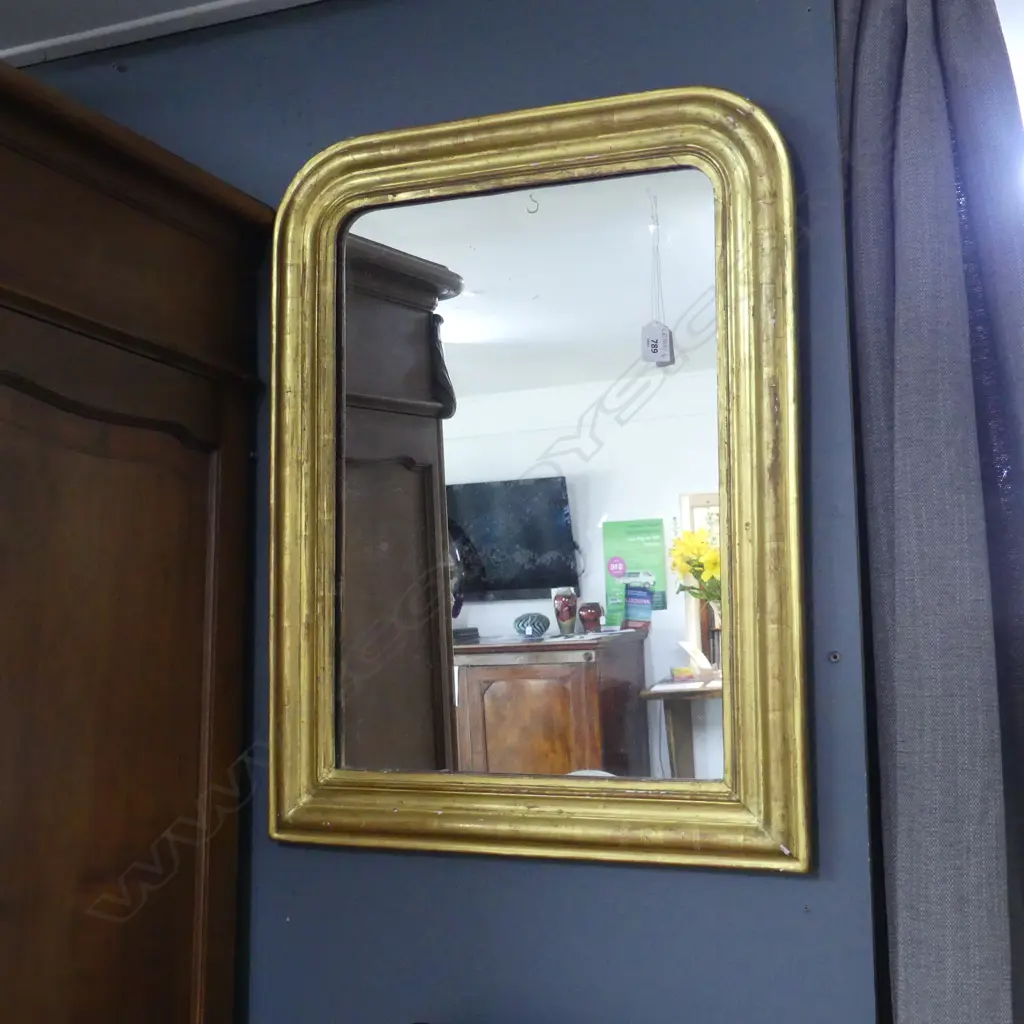 ANTIQUE GILT MIRROR 660x510mm Image 1++