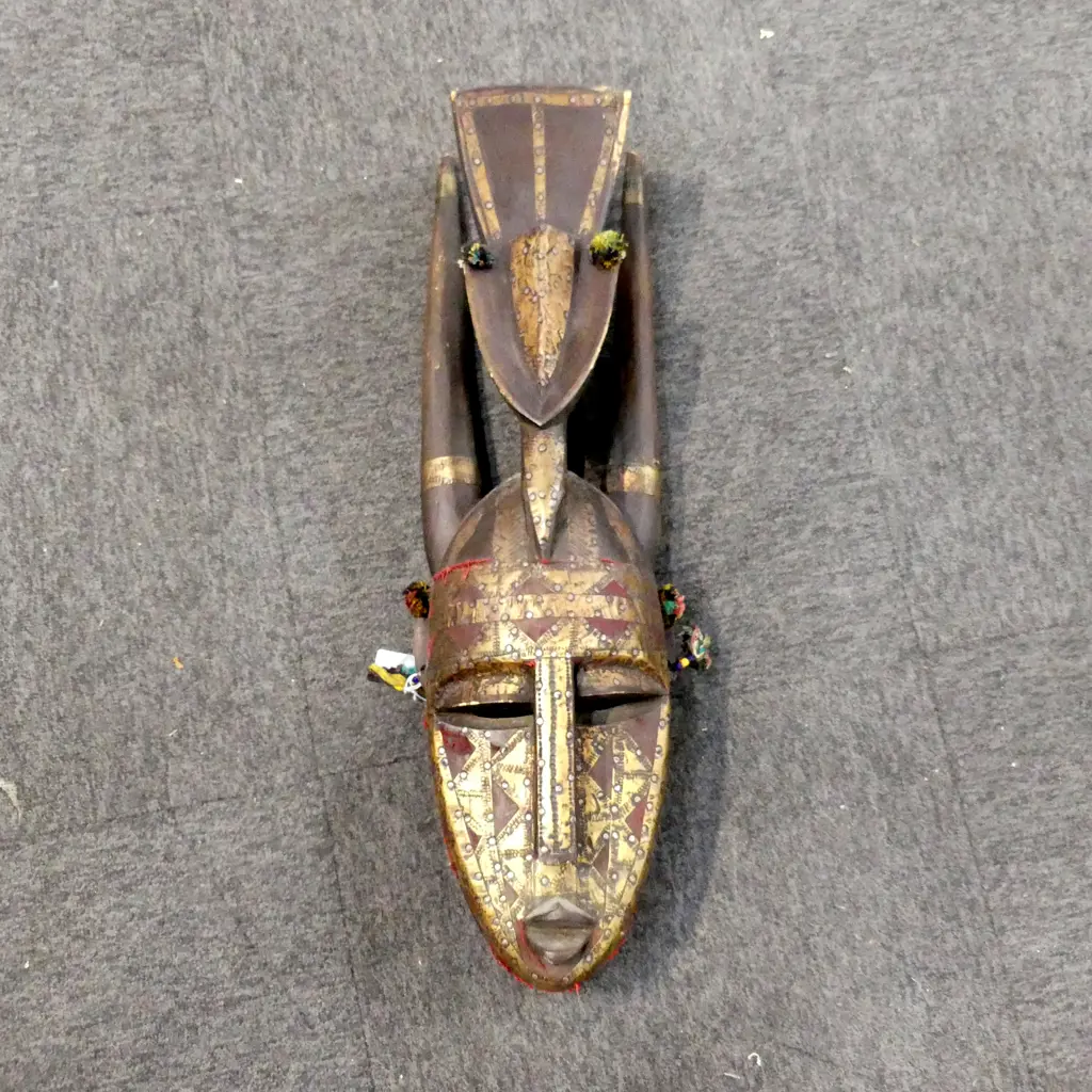WOODEN AFRICAN MASK H.680mm Image 1++