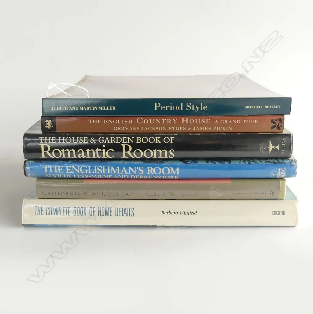 6 BOOKS; INTERIOR DESIGN INTEREST Image 1++