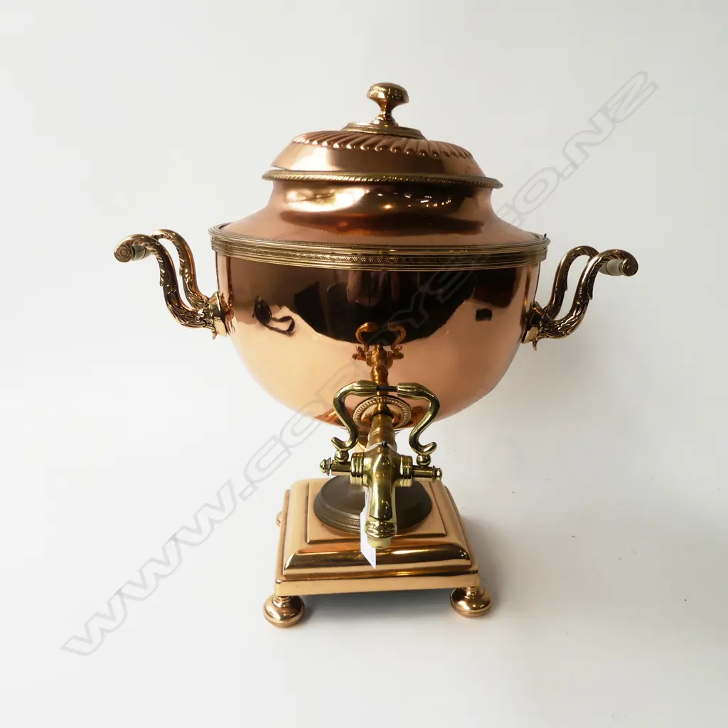 LG VINTAGE COPPER SAMOVAR 'BEST LONDON MANUFACT' H.400mm Image 1++