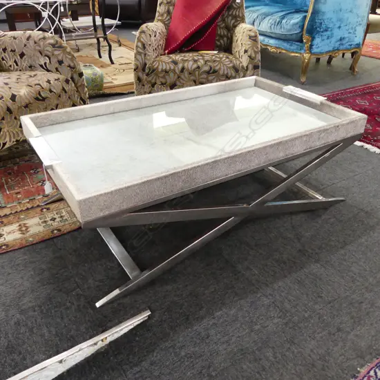 CONTEMPORARY COFFEE TABLE 1250x700x410mm