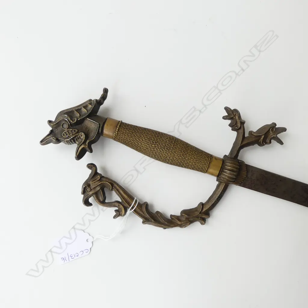 ANTIQUE STYLE SWORD L.1030mm Image 1++