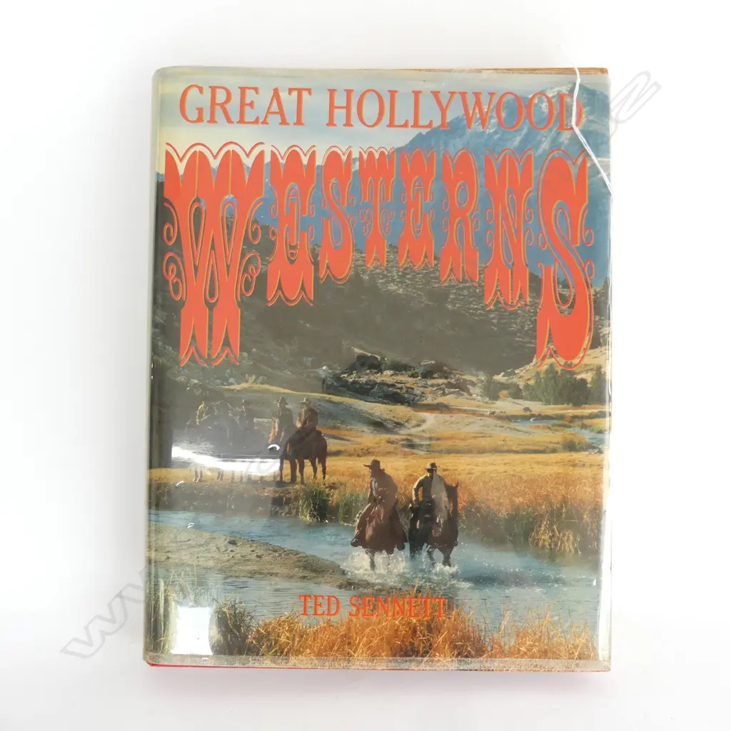 COFFEE TABLE BOOK 'GREAT HOLLYWOOD WESTERNS' TED SENNETT 345x275mm Image 1++