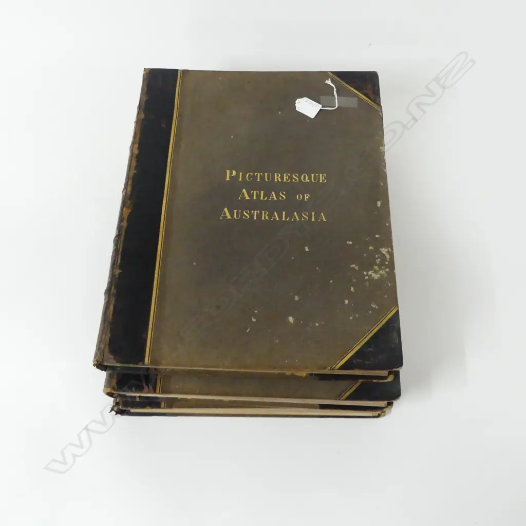 3 VOLS 'PICTURESQUE ATLAS OF AUSTRALIASIA' ANDREW GARRON, 1888 Image 1++