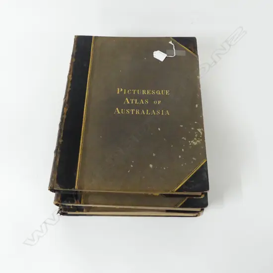 3 VOLS 'PICTURESQUE ATLAS OF AUSTRALIASIA' ANDREW GARRON, 1888