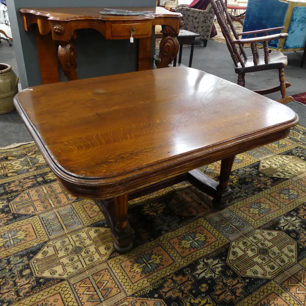 MAHOGANY COFFEE TABLE 1050x900x500mm  Image 1++