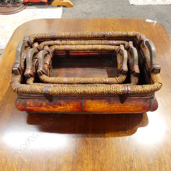 3 GRADUATING BASKETS W.470mm