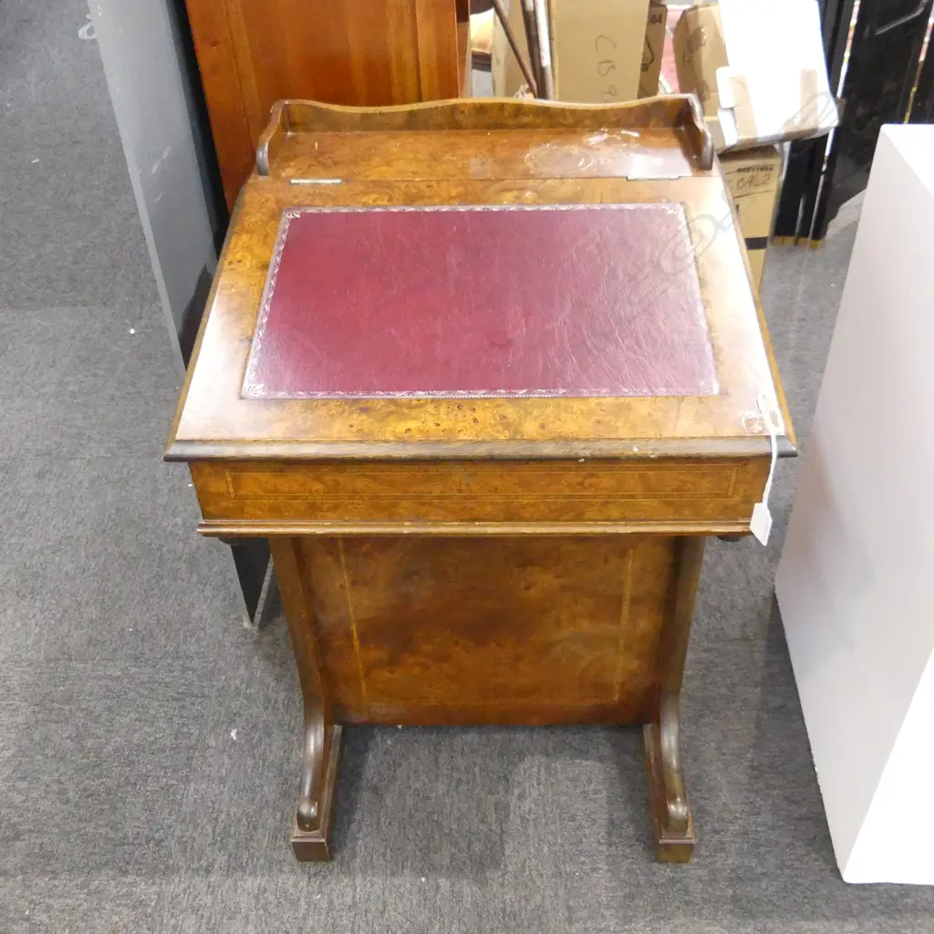REPRODUCTION DAVENPORT TOPPED MARKED 510x510x790mm Image 1++
