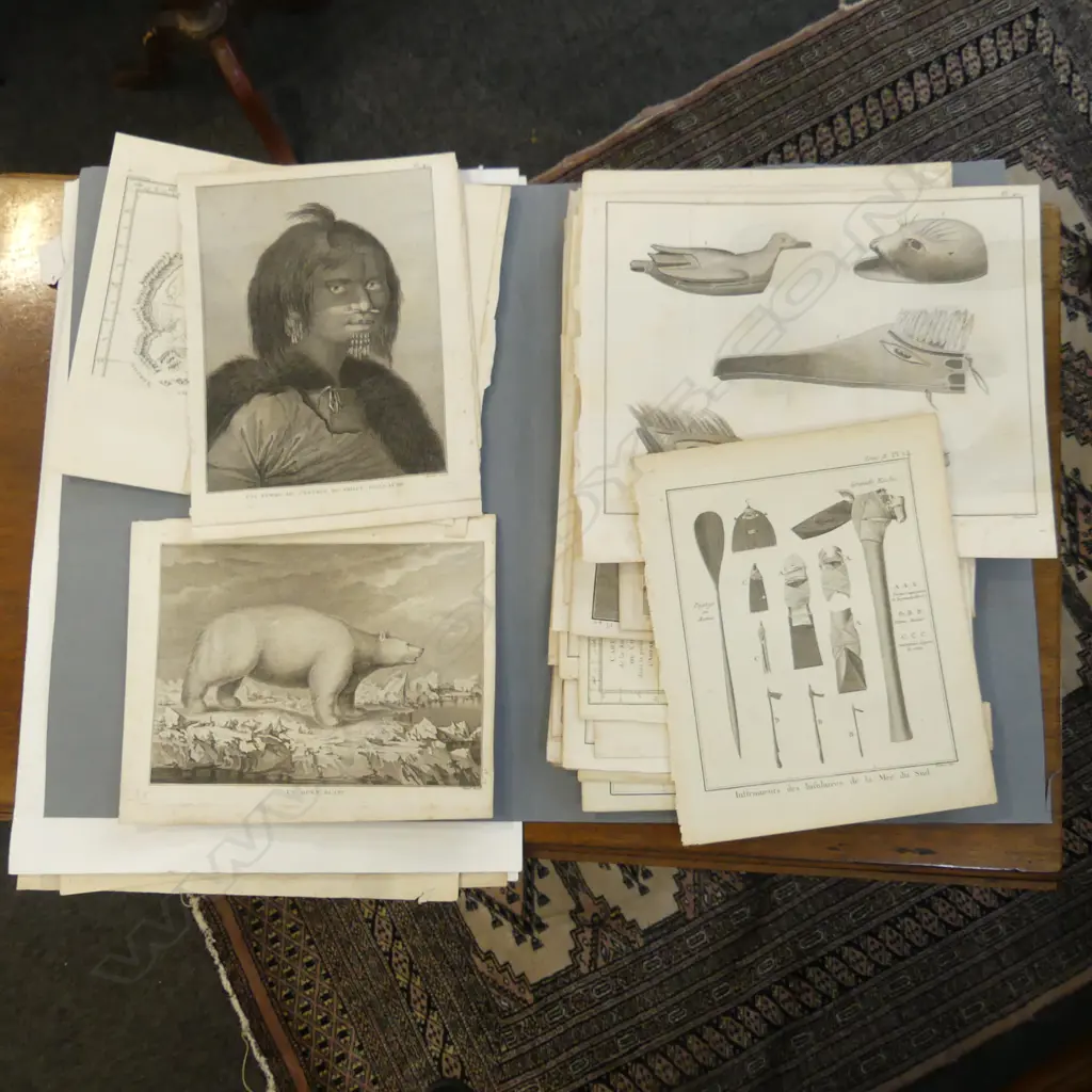 18thC COPPER PLATE ENGRAVINGS OF NORTH AMERICA / ALASKA Image 1++