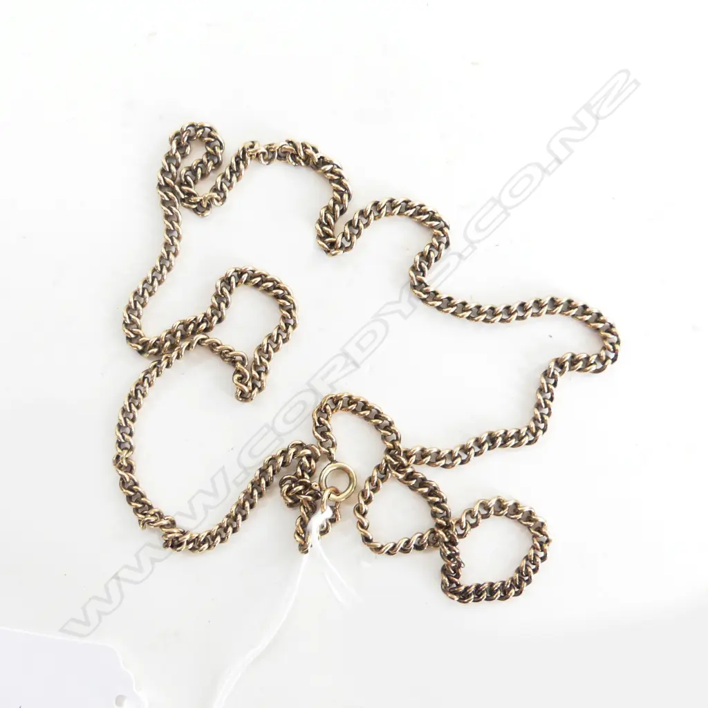 GOLD NECKLACE 33.5gms. Inconclusive test positive and negative for gold so selling as plated Image 1++