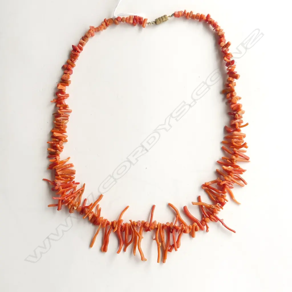 RED CORAL NECKLACE L.530mm Image 1++
